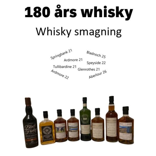 z 180 års whisky smagning 1-2 april