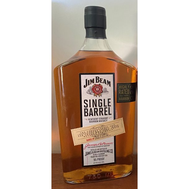 3cl sample af Jim Beam Single BarrelStraight Bourbon