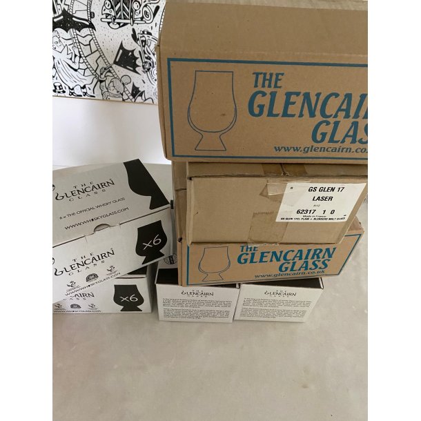 Glencairn glas brugte, uden navn og logo p